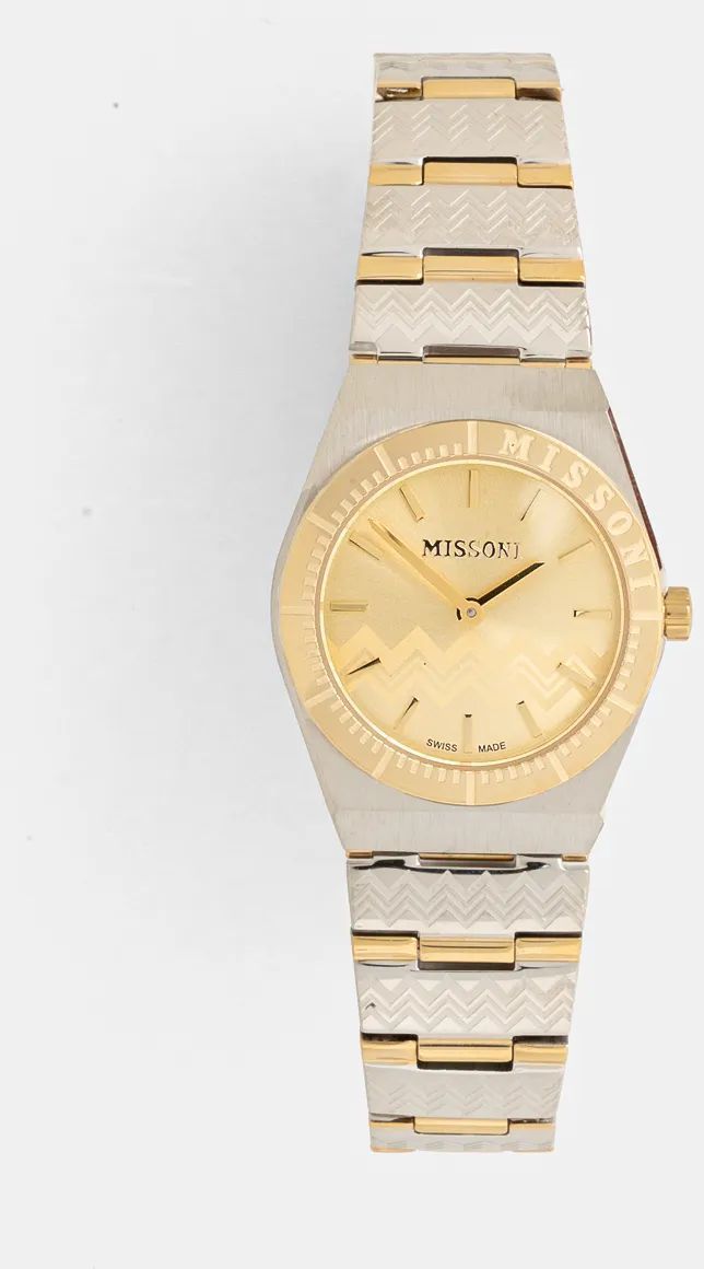 Hodinky Missoni dámske, zlatá farba, MWDCA0423