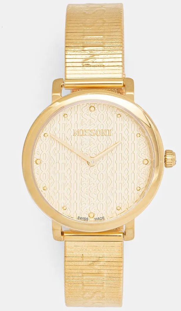 Hodinky Missoni dámske, zlatá farba, MWQW00422