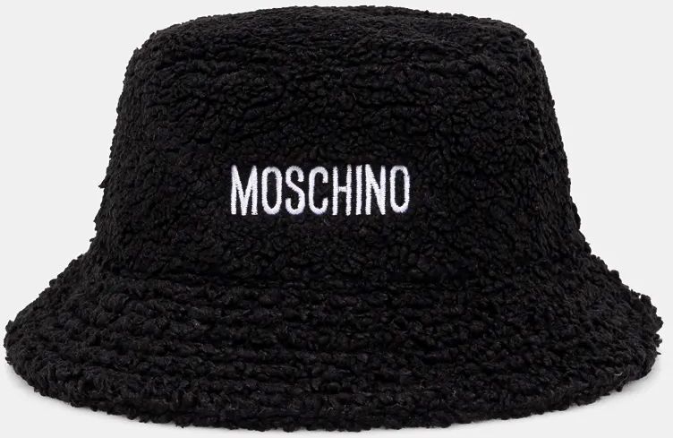 Klobúk Moschino čierna farba