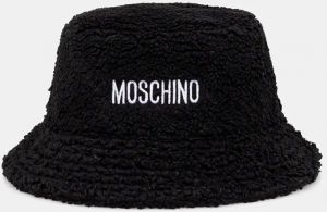 Klobúk Moschino čierna farba