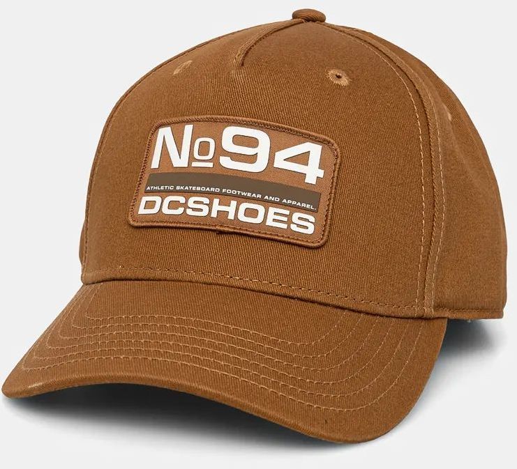 Šiltovka DC No 94 Snapback hnedá farba, s nášivkou, ADYHA04227