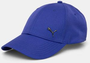 Šiltovka Puma tmavomodrá farba, jednofarebná, 21269
