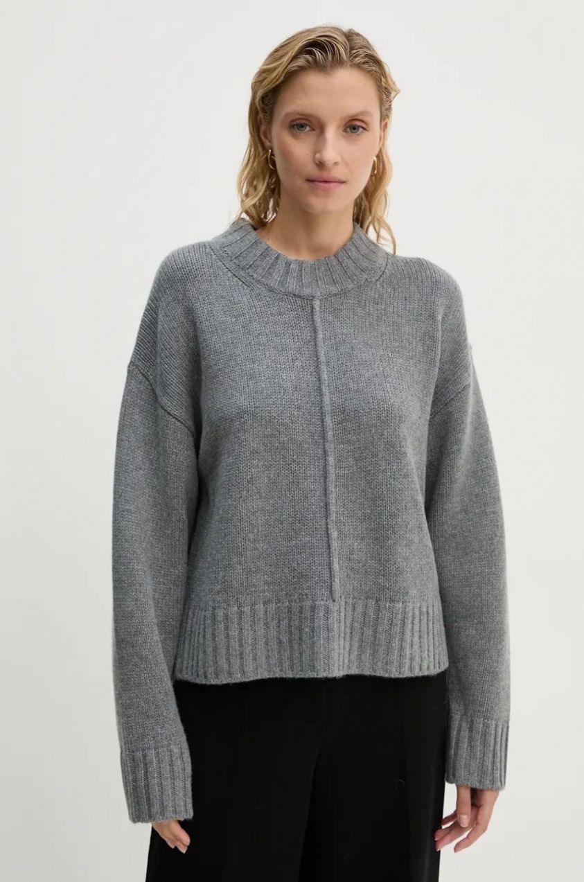 Vlnený sveter Day Birger et Mikkelsen Lula - Daily Cashmere dámsky, šedá farba, teplý, DAY65243480