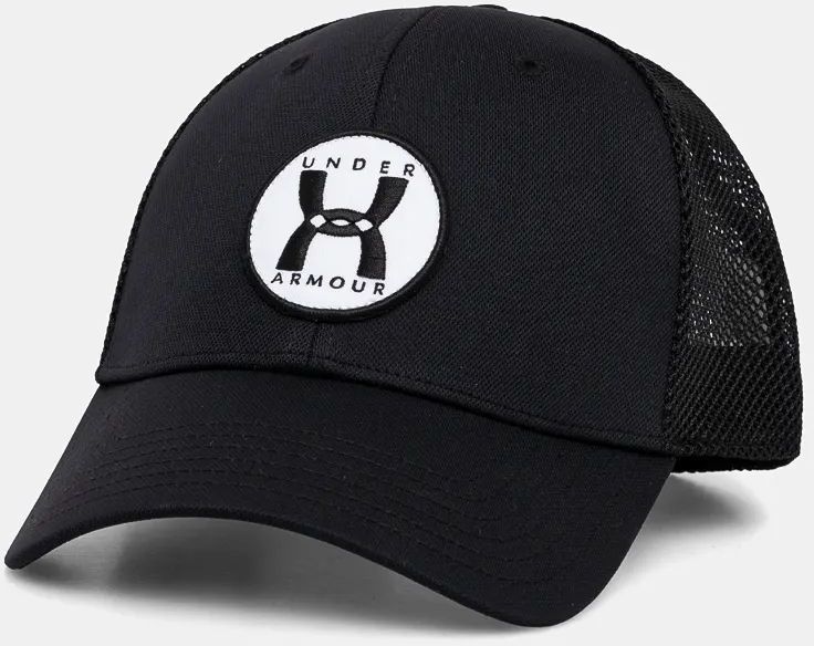 Šiltovka Under Armour čierna farba, s nášivkou, 1383441