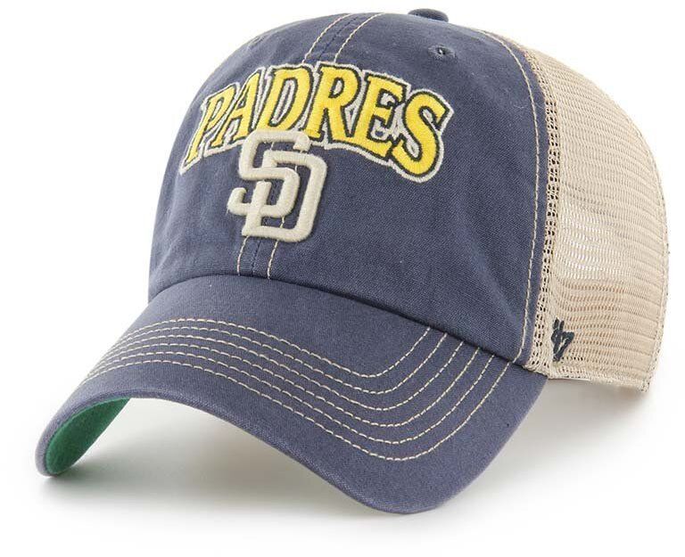 Šiltovka 47 brand MLB San Diego Padres tmavomodrá farba, s nášivkou, B-TSCLA21LAP-VNB