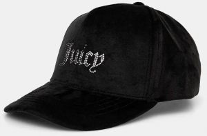 Šiltovka Juicy Couture VERONICA CAP čierna farba, s nášivkou, JCAWH224702