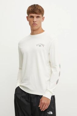 Tričko Billabong Crayon Wave pánske, béžová farba, s potlačou, ABYZT02489
