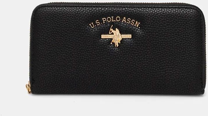 Peňaženka U.S. Polo Assn. Stanford dámska, čierna farba, WIUSS6207WVP