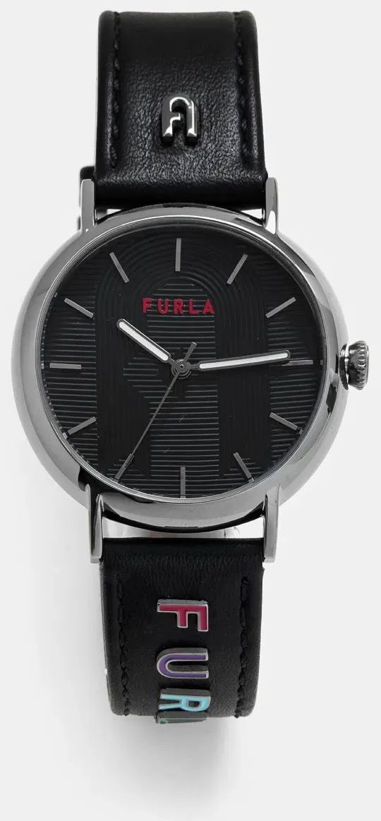 Hodinky Furla pánske, čierna farba, WW00023023L7
