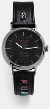 Hodinky Furla pánske, čierna farba, WW00023023L7