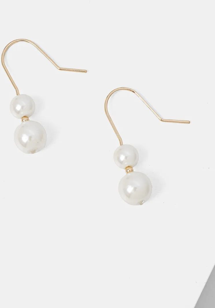 Náušnice Lauren Ralph Lauren PE PEARL DBL DROP 14G00852