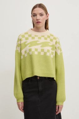 Sveter Billabong Palm Forever dámsky, zelená farba, EBJSW00123