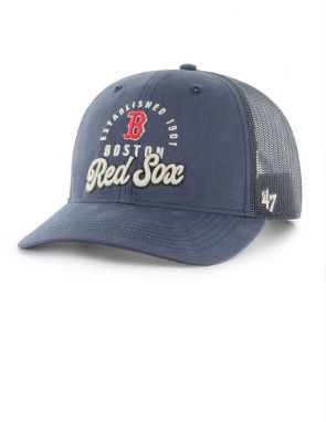 Šiltovka 47 brand MLB Boston Red Sox čierna farba, s nášivkou, B-PITST02BXP-VNB