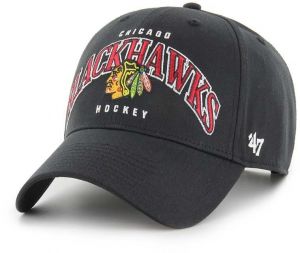 Šiltovka 47 brand NHL Chicago Blackhawks čierna farba, s nášivkou, H-BRDFL04CTP-BK