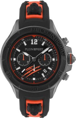 Hodinky PLEIN SPORT pánske, čierna farba, PS6BA0324