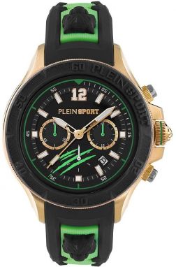 Hodinky PLEIN SPORT pánske, čierna farba, PS6BA0424