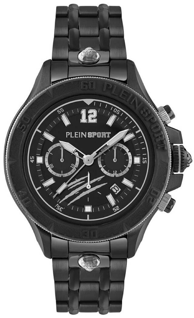 Hodinky PLEIN SPORT pánske, čierna farba, PS6BA0724