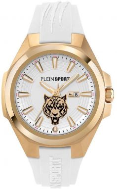 Hodinky PLEIN SPORT pánske, biela farba, PS7BA0224