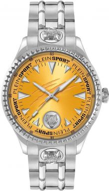 Hodinky PLEIN SPORT pánske, strieborná farba, PS5BA0824