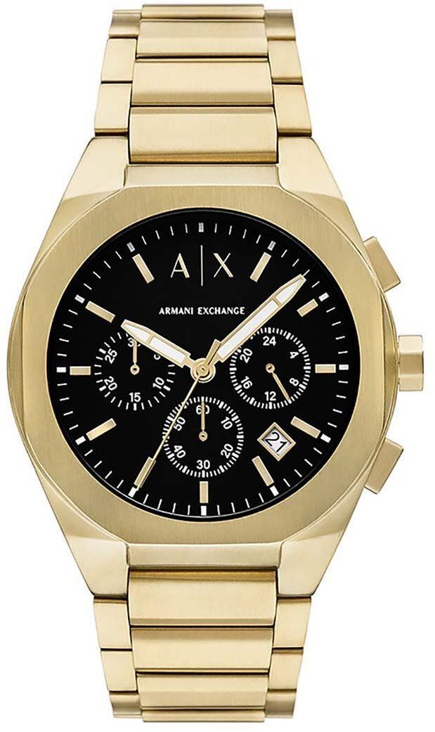 Hodinky Armani Exchange pánske, zlatá farba, AX4180