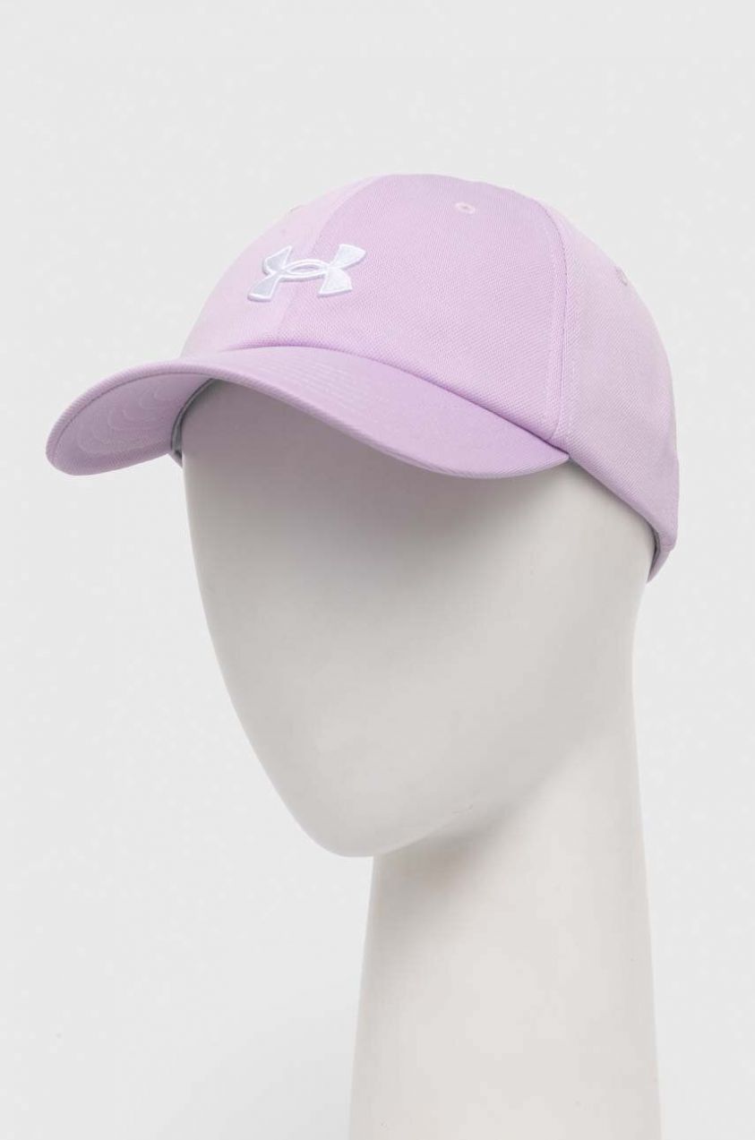 Šiltovka Under Armour ružová farba, s nášivkou, 1376705