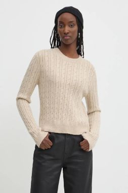 Sveter Superdry dámsky, béžová farba, W6110565A-C2X
