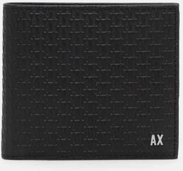 Peňaženka Armani Exchange pánska, čierna farba, 958098 4R847