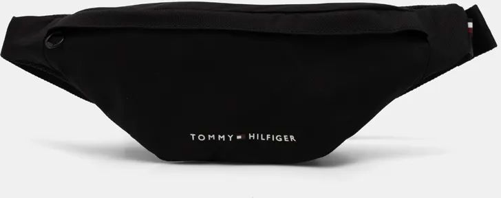 Ľadvinka Tommy Hilfiger čierna farba, AM0AM12971