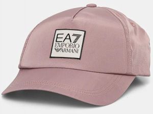 Šiltovka EA7 Emporio Armani ružová farba, s nášivkou, 4F100.280044