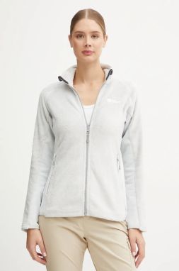 Športová mikina Jack Wolfskin Rotwand šedá farba, jednofarebná, A61899