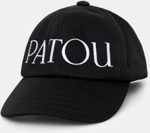 Bavlnená šiltovka Patou čierna farba, s nášivkou, AC0400132
