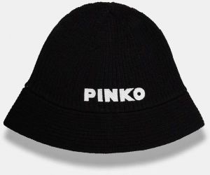 Vlnený klobúk Pinko čierna farba, vlnený, 104314 A26I