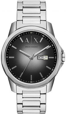 Hodinky Armani Exchange pánske, strieborná farba