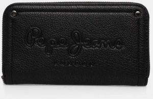 Peňaženka Pepe Jeans ICON WALLET dámska, čierna farba, PL070260