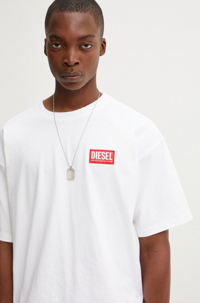 Bavlnené tričko Diesel T-BOXT-LAB