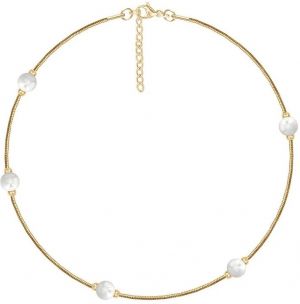 Pozlátený náramok Lilou Pearls 222/160/BRA/PEB/PO