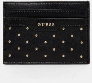 Kožené puzdro na karty Guess čierna farba, RW1692 P4401