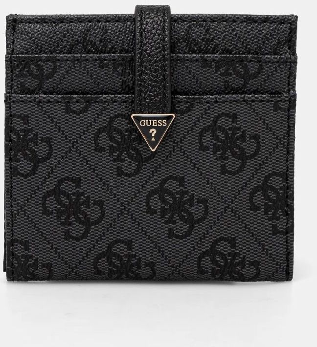 Peňaženka Guess LAUREL dámska, čierna farba, SWSG85 00152