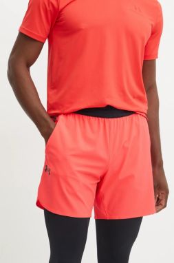 Tréningové šortky Under Armour Peak červená farba, 1376782