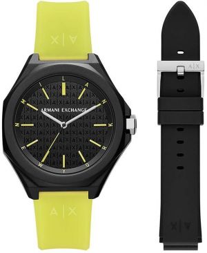 Hodinky Armani Exchange dámske, čierna farba, AX7155SET