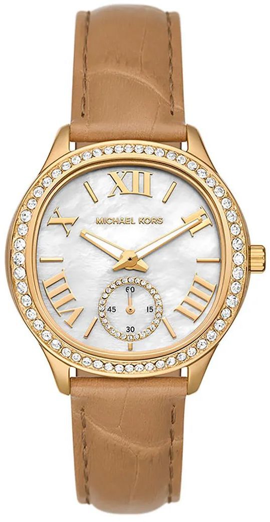 Hodinky Michael Kors dámske, béžová farba, MK4819