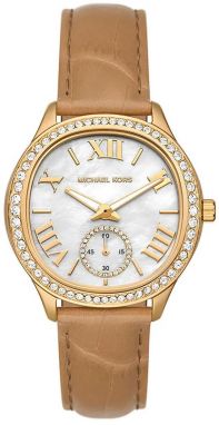 Hodinky Michael Kors dámske, béžová farba, MK4819