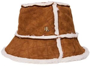 Klobúk Lauren Ralph Lauren hnedá farba, 454960157