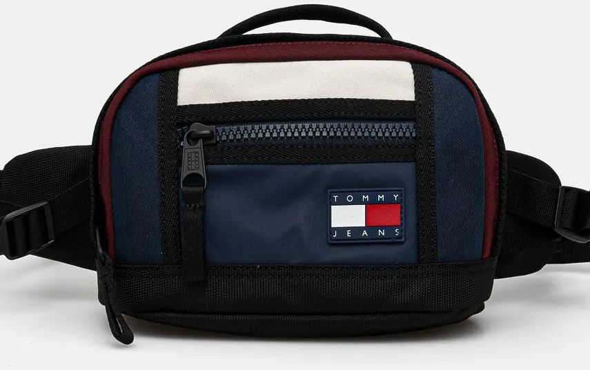 Ľadvinka Tommy Jeans tmavomodrá farba, AM0AM12609