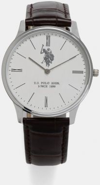Hodinky U.S. Polo Assn. JEREMY pánske, hnedá farba, USP7192ST