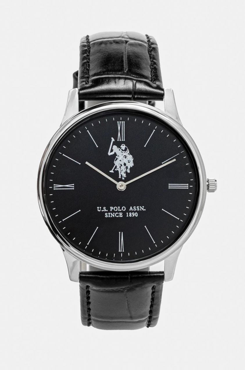 Hodinky U.S. Polo Assn. JEREMY pánske, čierna farba, USP7193BK