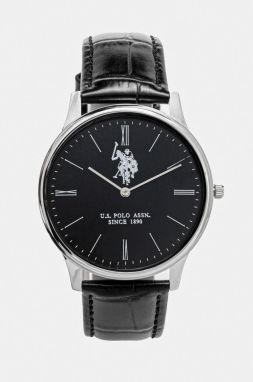 Hodinky U.S. Polo Assn. JEREMY pánske, čierna farba, USP7193BK