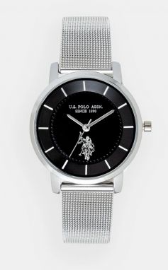 Hodinky U.S. Polo Assn. CHLOE dámske, strieborná farba, USP8033ST