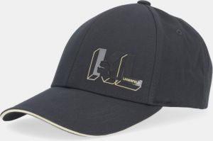 Šiltovka Karl Lagerfeld čierna farba, s nášivkou, 805606.551123