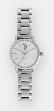Hodinky U.S. Polo Assn. EVELYN dámske, strieborná farba, USP5891ST